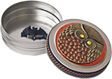 RNT1 Barney Owl Tin Open RNT1 Barney Owl Tin Open