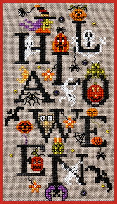 Just Nan - JN233 Halloween Party • Halloween Counted Thread Cross ...