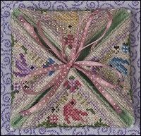 JN282 •  Summer in the Meadow  -  May be framed or finished as needle case
