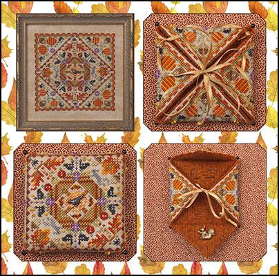 JN289 Autumn in the Meadow - Needle Case or Framed Design