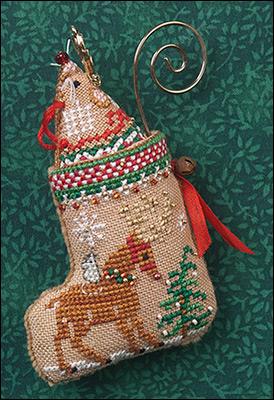 Gingerbread Mouse Reindeer Stocking with Reindeer Mouse!