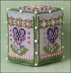 Click for Pansy Rose Cube Details