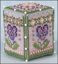 JN322 Pansy Rose Cube - companion to Pansy Bunny
